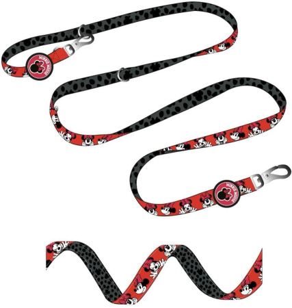 Zgarzi, lese, hamuri - Lesă pentru câini Mickey & Minnie Mouse mărimea M