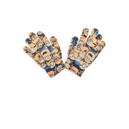 Imbracaminte si incaltaminte copii - Manusi Minions poliester,16-18 cm, galben
