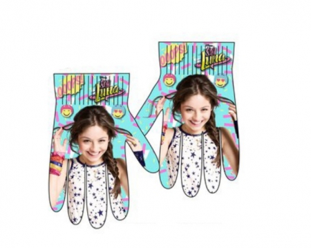 Sepci si caciuli copii - Manusi Soy Luna poliester,16-18 cm, albastru
