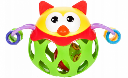 Jucarii interactive bebelusi - Minge bebe senzoriala soft, Arici