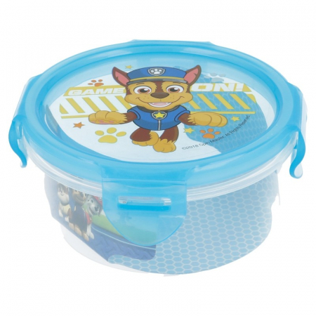 Articole hranire bebelusi - Cutie rotunda ermetica pentru alimente Paw Patrol, 270 ml.