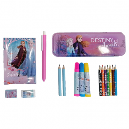 Joaca si timp liber - Trusa desen Frozen 25 piese