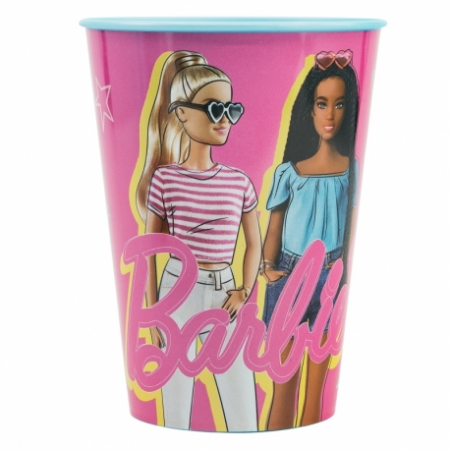 Cani, pahare si accesorii bebe - Pahar plastic Barbie, 260 ml