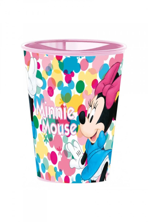 Accesorii hranire - Pahar plastic Minnie Mouse, 260 ml