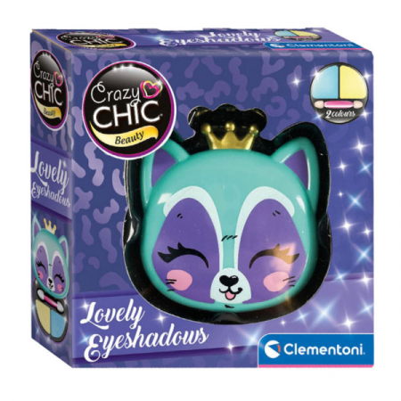 Cadouri si accesorii diverse - Fard de ploape pentru fetite Crazy Chic Clementoni, 2 culori