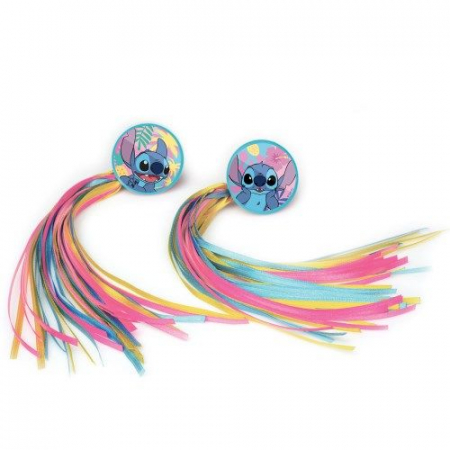Sport, Joaca si Activitati in aer liber - Panglici decorative pentru ghidon bicicleta copii Lilo & Stitch