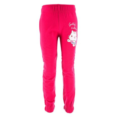 Pantaloni si salopete copii - Pantaloni fucsia de trening cu mansete, Gabby's Dollhouse