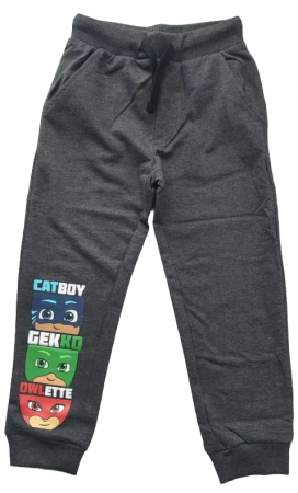 Pantaloni si salopete copii - Pantaloni lungi trening gri PJ Masks