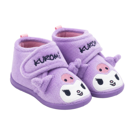 Pantofi pentru copii - Pantofi de interior cu aplicații Hello Kitty Kuromi
