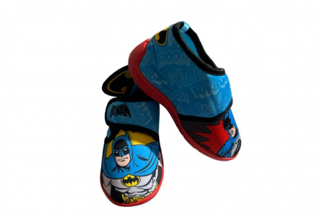 Pantofi copii - Pantofi interior cu inchidere tip arici Batman