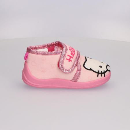 Pantofi interior cu inchidere tip arici Hello Kitty [2]