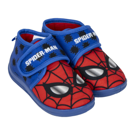 Pantofi pentru copii - Pantofi interior cu inchidere tip arici Spider-Man