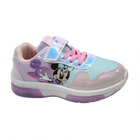 Pantofi sport - Pantofi sport cu lumini, design Minnie Mouse Disney