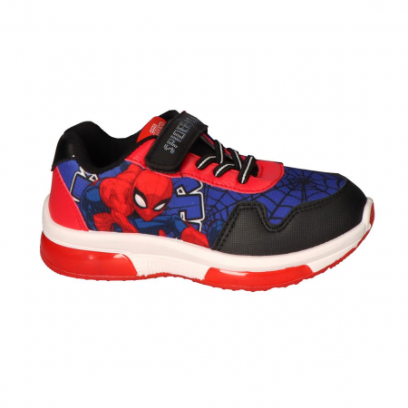 Pantofi sport - Pantofi sport cu lumini, design Spiderman