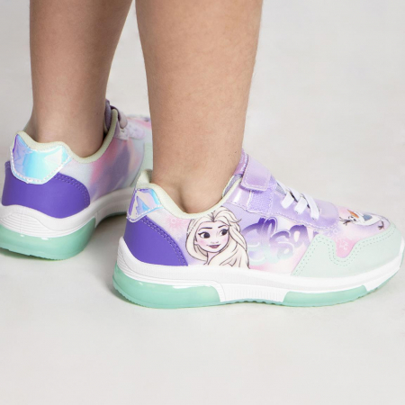 Pantofi sport cu lumini Frozen Disney [4]