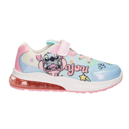 Pantofi sport - Pantofi sport cu lumini pentru fete, talpa PVC, Lilo si Stitch