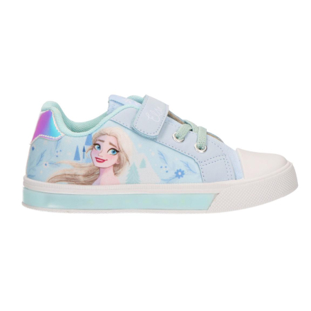 Pantofi sport - Pantofi sport cu lumini si inchidere cu arici, Frozen Disney