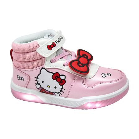 Pantofi sport - Pantofi sport cu lumini și design Hello Kitty