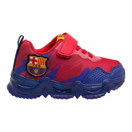 Pantofi sport - Pantofi sport cu lumini și talpă TPR, FC Barcelona