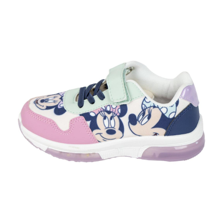 Pantofi sport cu talpa PVC si lumini, Minnie Mouse [4]