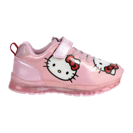 Pantofi sport - Pantofi sport cu talpa TPR si lumini, Hello Kitty