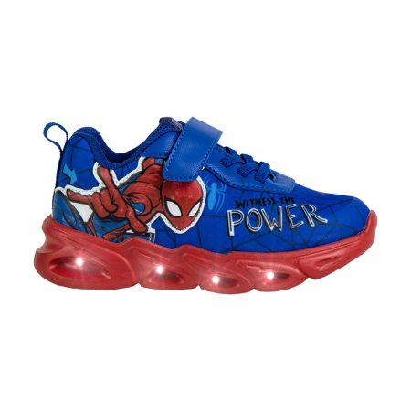 Pantofi sport - Pantofi sport cu talpa usoara EVA si lumini Spiderman the Power