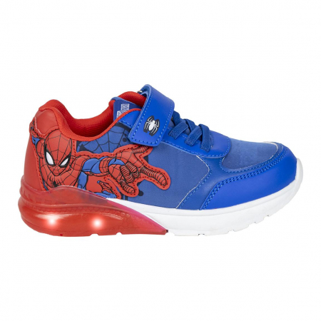 Pantofi sport - Pantofi sport, cu talpa usoara si lumini Spiderman