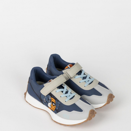 Pantofi sport, inchidere cu siret si arici, talpa TPR, Marvel [4]