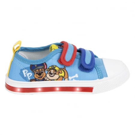 Pantofi sport - Pantofi sport panza cu lumini, inchidere cu arici Paw Team