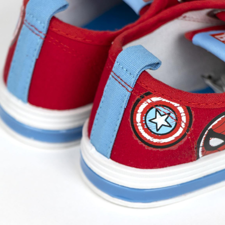 Pantofi sport panza cu lumini si inchidere cu arici, Spiderman [4]