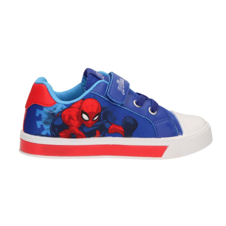 Pantofi sport - Pantofi sport cu lumini si inchidere cu arici, Spiderman