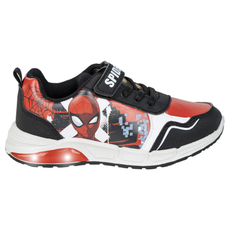 Imbracaminte si incaltaminte copii - Pantofi sport pentru baieti cu talpa din PVC și lumini Spiderman