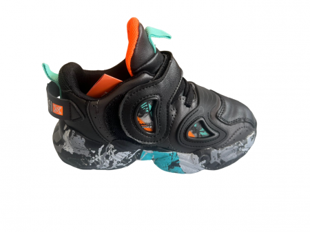 Pantofi sport pentru copii, material piele ecologica, negru, Moonlight [1]