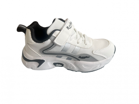 Imbracaminte si incaltaminte copii - Pantofi sport pentru copii, material textil, White