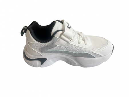 Pantofi sport pentru copii, material textil, White [1]