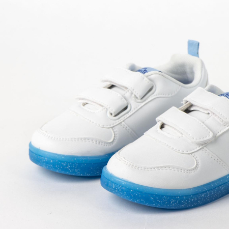 Pantofi sport pentru scoala, talpa PVC cu sclipici Stitch [4]