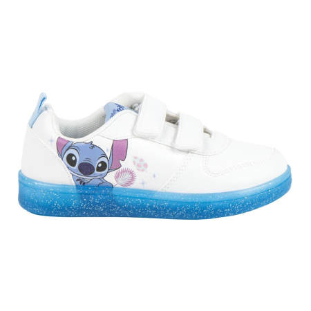 Pantofi sport - Pantofi sport pentru scoala, talpa PVC cu sclipici Stitch