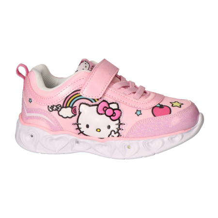 Pantofi sport - Pantofi sport, talpa cu usoara cu lumini Hello Kitty Rainbow