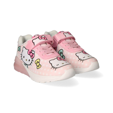Pantofi pentru copii - Pantofi sport talpa TPR cu lumini Hello Kitty