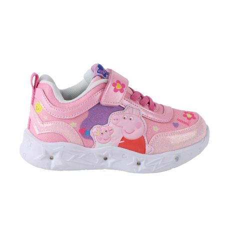 Pantofi sport - Pantofi sport, talpa usoara EVA, cu lumini Peppa Pig