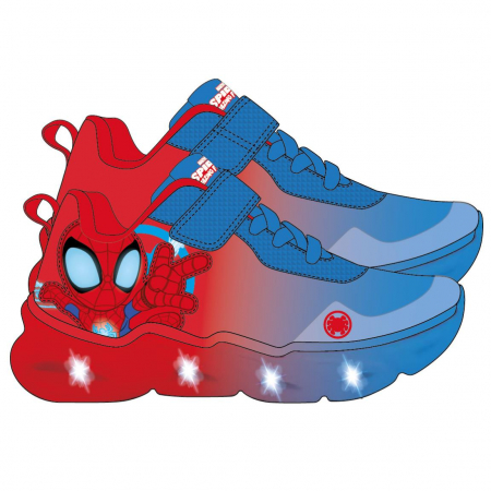 Pantofi sport, talpa usoara EVA, cu lumini Spidey [3]