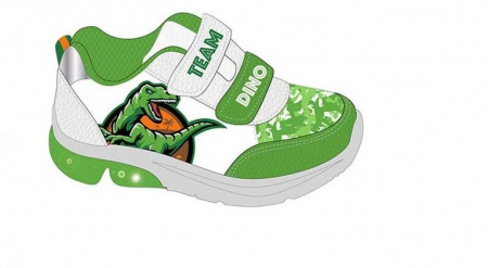 Pantofi sport - Pantofi sport, talpa cu lumini, Dinozaur
