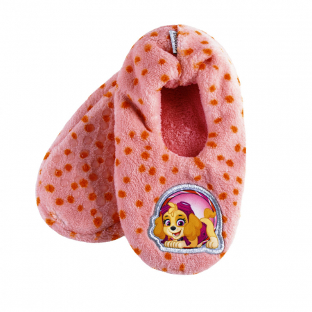 Papuci si slapi - Papuci botosi de casa Paw Patrol girls