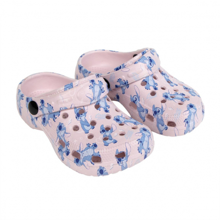Papuci si slapi copii - Papuci clogs plaja premium pentru fete Lilo & Stitch