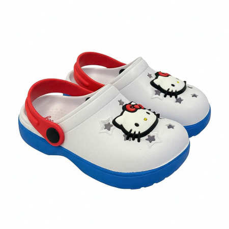 Papuci si slapi copii - Papuci clogs premium Hello Kitty