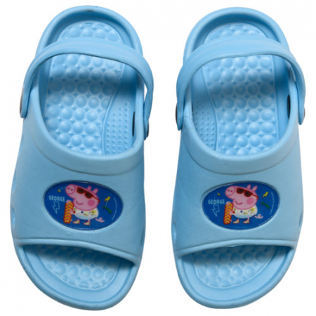 Papuci si slapi - Papuci cu bareta din spuma Peppa Pig