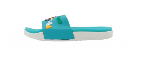 Papuci si slapi - Papuci piscina sau plaja pentru copii Happy, turcoaz, EVA