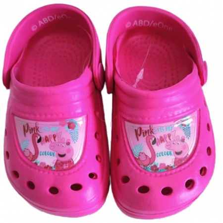 Imbracaminte si incaltaminte copii - Papuci plaja clogs EVA, Peppa Pig Girls