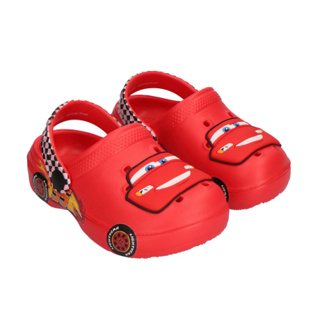 Imbracaminte si incaltaminte copii - Papuci plaja clogs EVA premium,pentru baieti, Cars 3D