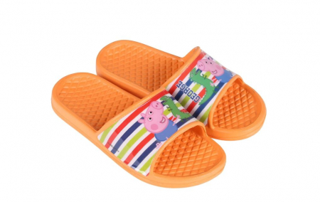 Imbracaminte si incaltaminte copii - Papuci plaja EVA Peppa Pig George si Dino